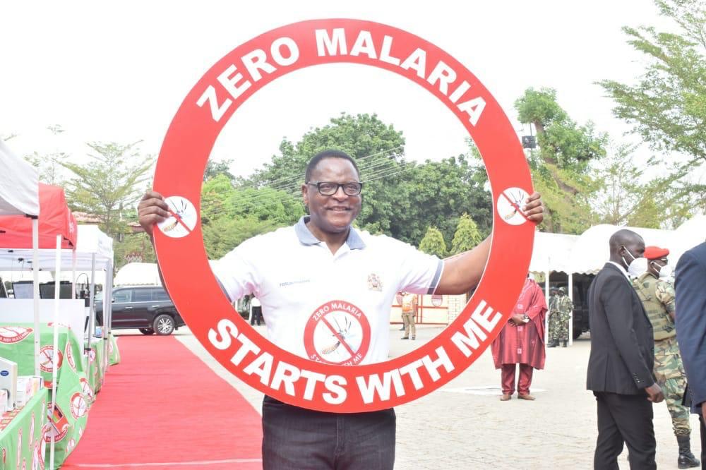 His Excellency Dr Lazarus McCarthy Chakwera, President of the Republic of Malawi at the campaign launch. 